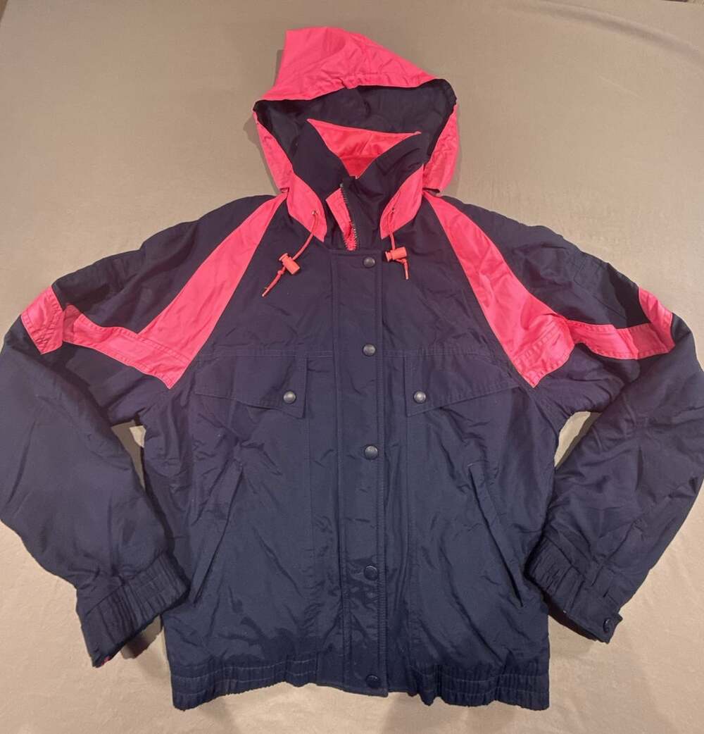 Sunice Ski Jacket Vintage 1988 Calgary Olympic Winter Games Retro 80s Pink Sz 10